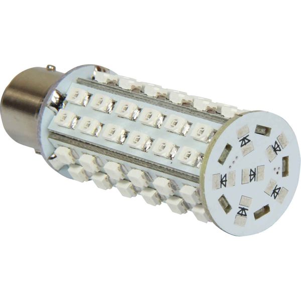 Green LED BAY15d Navigation Light Bulb (10V - 30V / 3.6W / 67mm)