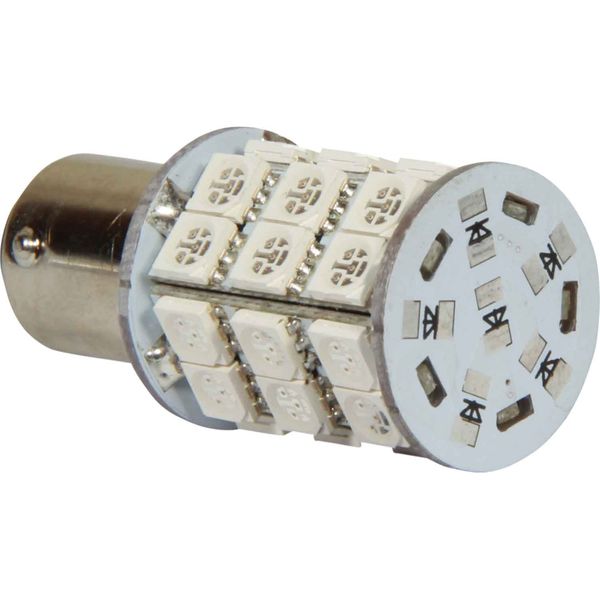 Red LED BAY15d Navigation Light Bulb (10V - 30V / 3.2W / 45mm)