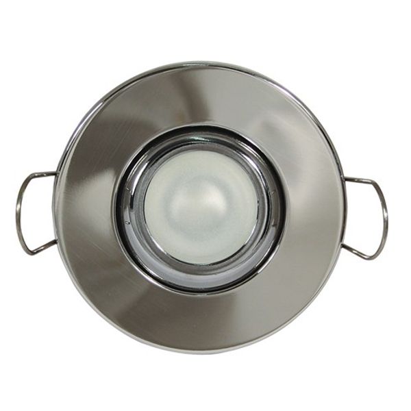 Quick Yoko Downlight in Stainless Steel G4 12-30V 1.5W Warm LED