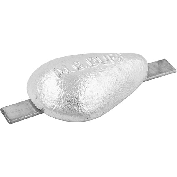 MG Duff ZD76 Pear Shaped Zinc Hull Anode for Salt Waters (1.0kg)