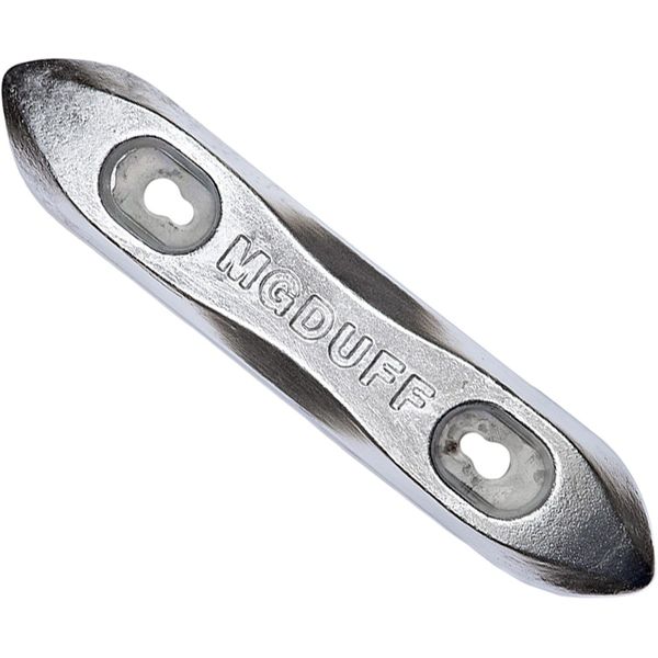 MG Duff ZD72BM Straight Zinc Hull Anode for Salt Waters (7.0kg / Bolt)