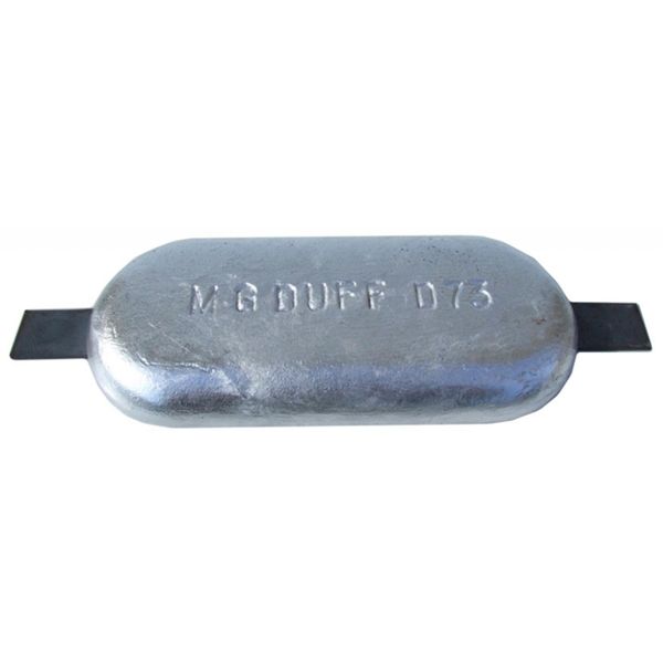MG Duff AD73 Straight Aluminium Hull Anode (Salt / Brackish / 5.0kg)