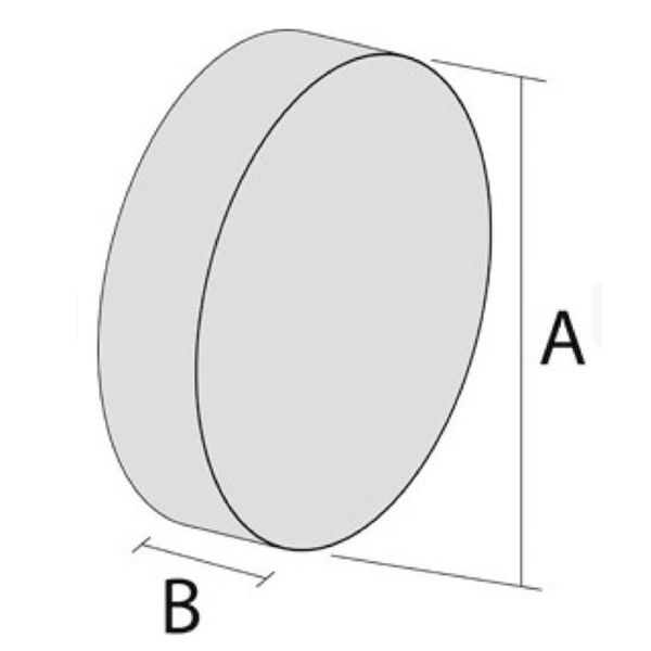 Osculati Pneumatic Trailer Wheel 4/8" (410mm x 107mm)