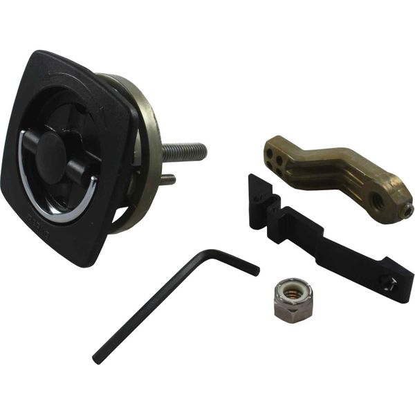 Perko 0932 Flush Latch (With Number 1 Cam Bar / Black)