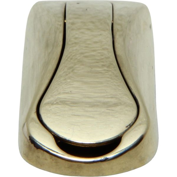 Foresti & Suardi Polished Brass Folding Coat Hook (75mm x 25mm)