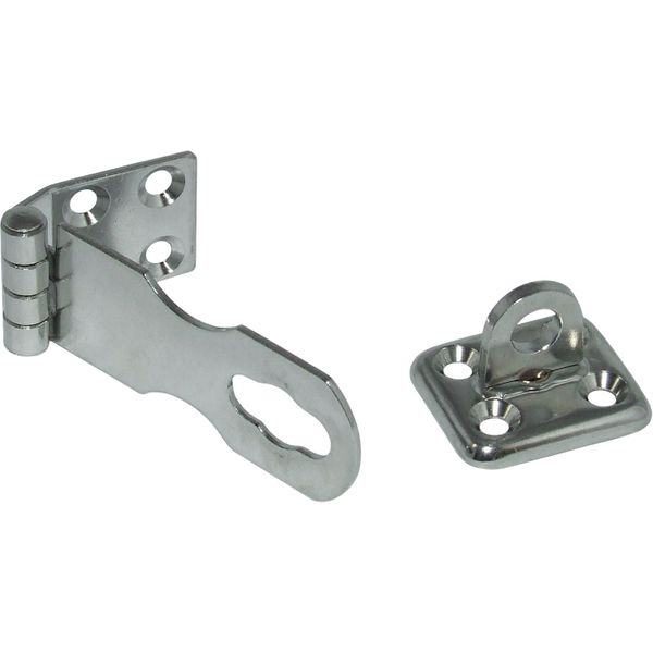 Osculati Stainless Steel Lockable Folding Swivel Latch (64mm x 32mm)