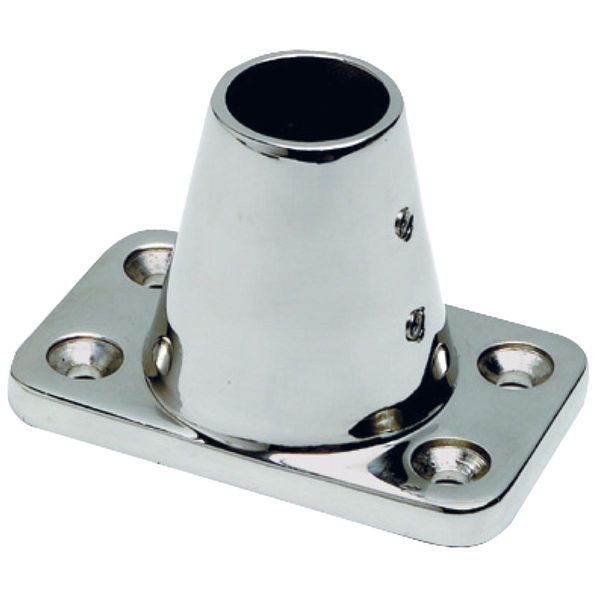 Stanchion Base Slope 7° AISI316 (90x56x60mm)