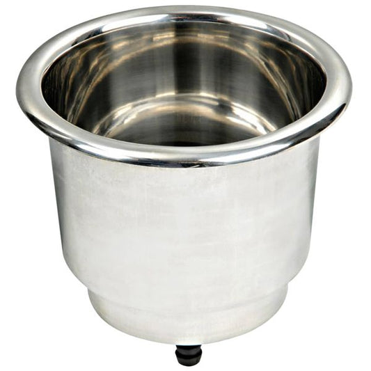 4Dek Stainless Steel Glass Holder with Drain Hole