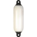 Dan-Fender White Cylindrical Fender for 24-45' Boats (200mm x 1055mm)