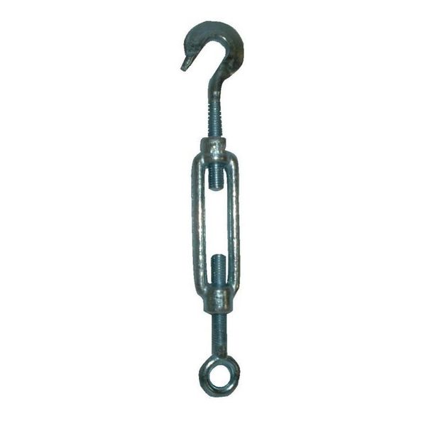 AG Galvanised Steel Hook to Eye Turnbuckle (12mm)