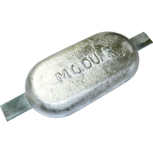 MG Duff MD80 Straight Magnesium Hull Anode for Fresh Waters (2.8kg)