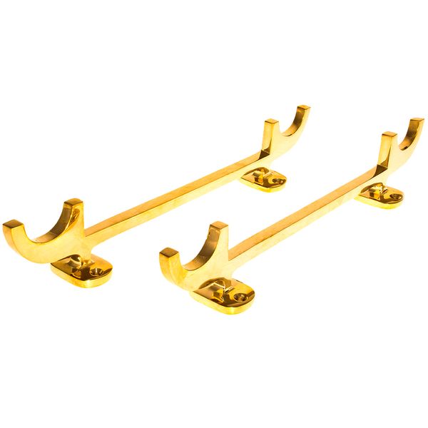 AG Pole and Plank Holder in Brass (Pair)