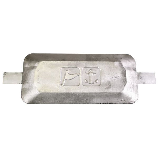AG Straight Magnesium Hull Anode for Fresh Waters (2.5kg, Low Profile)
