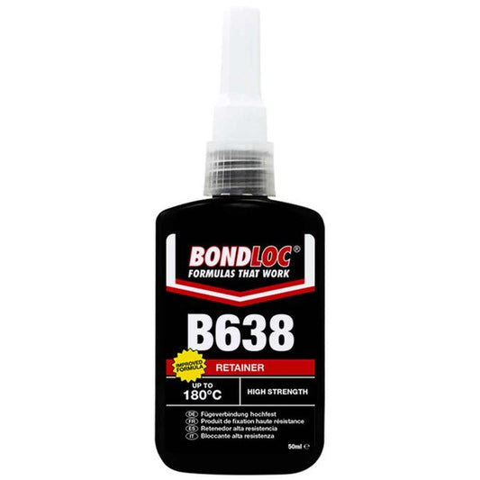 Bondloc B638 High Strength Retainer Compound (Green / 50ml)
