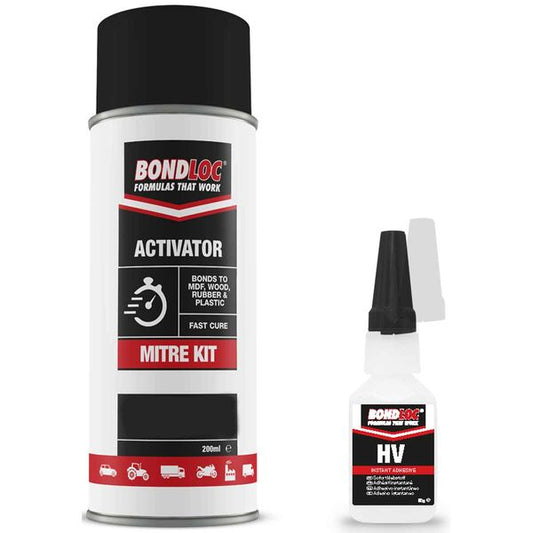 Bondloc BONDKIT Mitre Kit Adhesive (Clear / 50G / 200ml)