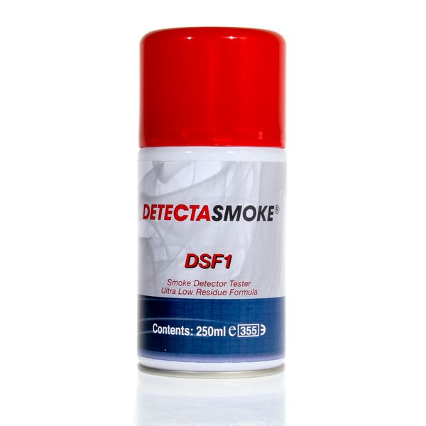 Gas Safe Europe DetectaSmoke DSF1 Smoke & Fire Alarm Tester Aerosol 250ml (Flammable)