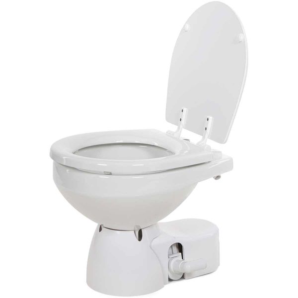 Jabsco Quiet Flush E2 Raw Water Electric Toilet (24V / Compact Bowl)