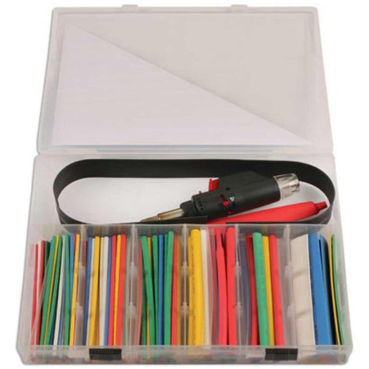 Laser Tools Torch with Heat Shrink Tubing Set (162-Piece)