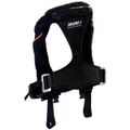 Lalizas Kappa Inflatable Lifejacket Auto C/Straps Harness 180N ISO Adult Black