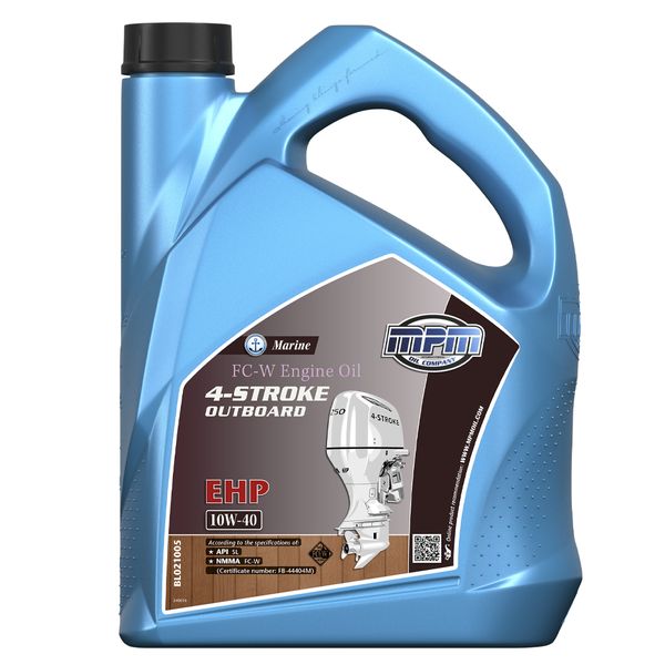 MPM Marine FC-W 4-Stroke Outboard Oil Ehp 10W-40 5 Litre