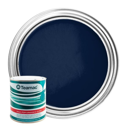 Teamac Marine Gloss Paint in Oxford Blue (1 Litre / 21)