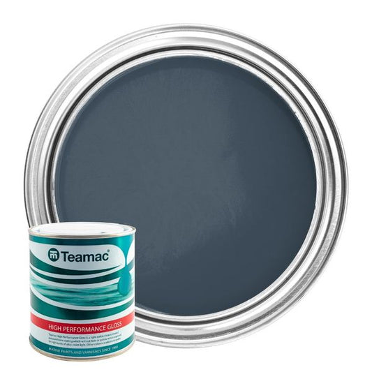 Teamac Marine Gloss Paint in Dark Grey (1 Litre / 729)