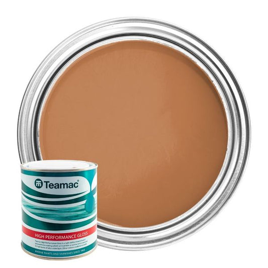 Teamac Marine Gloss Paint in Light Brown (1 Litre)
