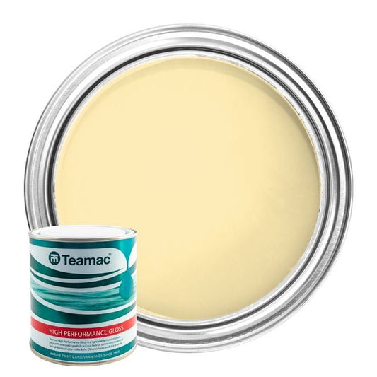 Teamac Marine Gloss Paint in Regency Cream (1 Litre / 735)