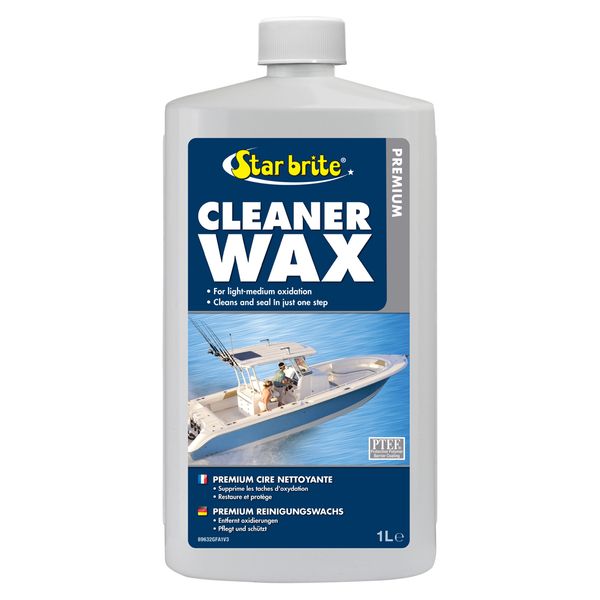 Star Brite Premium Cleaner Wax with PTEF (1 Litre Bottle)