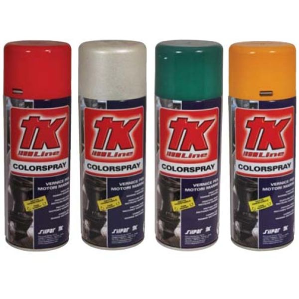 TK Colorspray Marine Engine Paint (Caterpillar Yellow / 400ml)