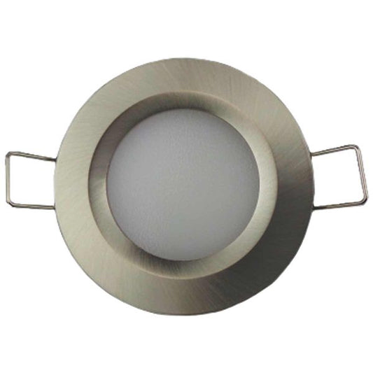 Slim Nickel LED Downlight for Recess Mount (Warm White/Touch Dimmable)