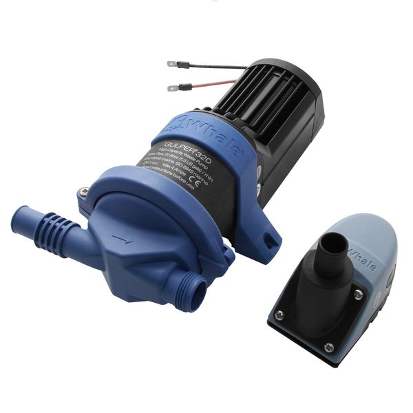 Whale Gulper 320 Waste & Bilge Pump (24V / 19LPM / 19mm or 25mm Hose)