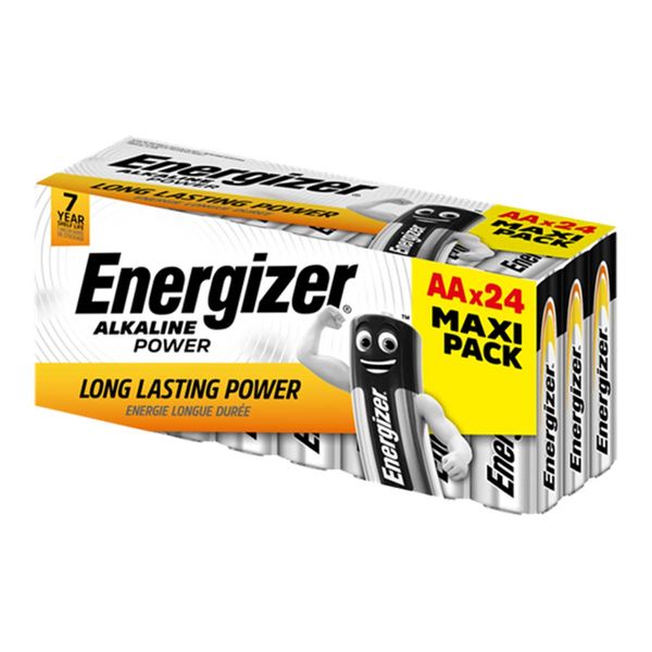 Energizer AA Alkaline Batteries (Pack of 24)