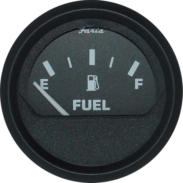 Faria Beede 6 Gauge Set in Euro Black Style (Inboard Motors)
