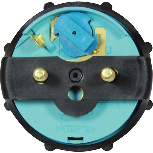 Faria Beede Voltmeter Gauge in Euro Black (12 Volts)