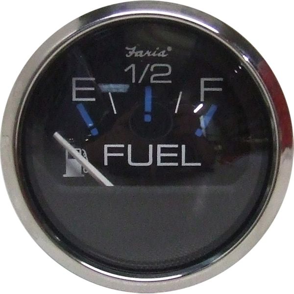 Faria Beede 6 Gauge Set in Chesapeake SS Black Style (Inboard Motors)