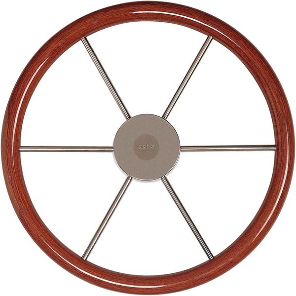 Vetus KW45 Wooden Rimmed Marine Steering Wheel (450mm)