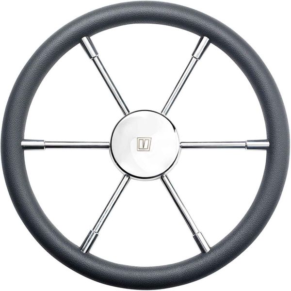 Vetus PRO50P Dark Grey Padded Marine Steering Wheel (500mm)