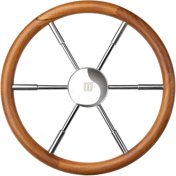 Vetus PRO60T Wooden Rimmed Marine Steering Wheel (600mm)