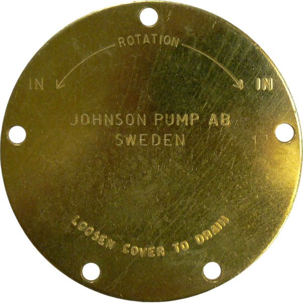 Johnson End Cover Plate 01-42422-1 for Johnson Engine Cooling Pump