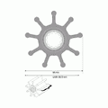 Johnson Neoprene Pump Impeller for Johnson F9 & Nanni Pumps (9 Blade)