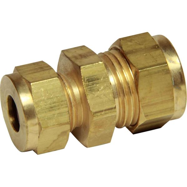 AG Compression Straight Coupling (3/8" to 1/2" Compression)