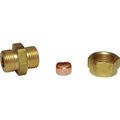 AG Male Compression Coupling (3/8" BSP to 3/8" Compression)