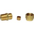 AG Male Compression Coupling (1/4" BSP Taper to 1/4" Compression)