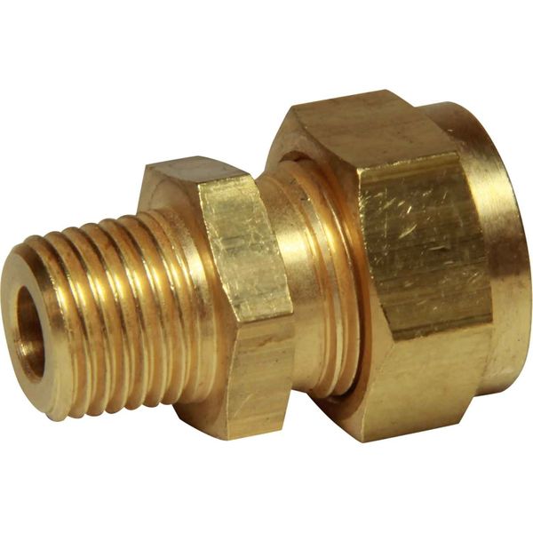 AG Male Compression Coupling (1/4" BSP Taper to 3/8" Compression)