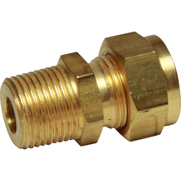 AG Male Compression Coupling (3/8" BSP Taper to 3/8" Compression)