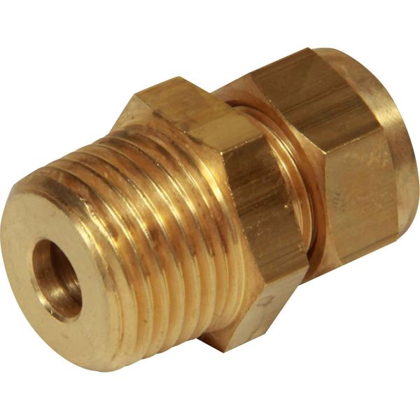 AG Male Compression Coupling (1/2" BSP Taper to 3/8" Compression)