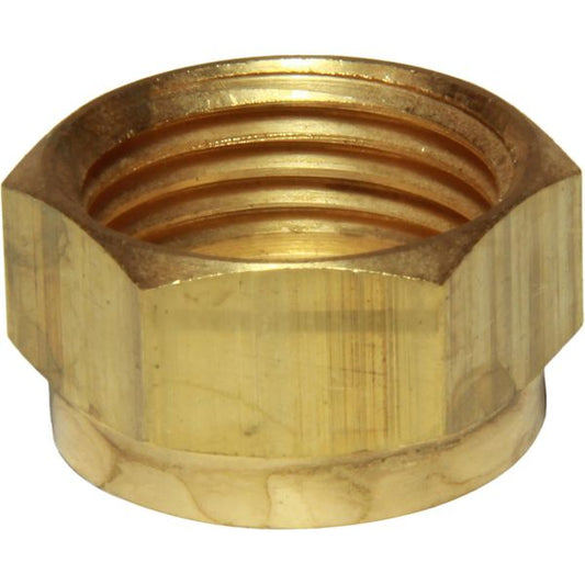 AG Brass Compression Nut (1/2" Compression for 1/2" BSP)
