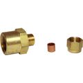AG Female Compression Coupling (1/4" BSP to 3/16" Compression)