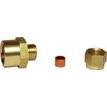 AG Female Compression Coupling (3/8" BSP to 1/4" Compression)
